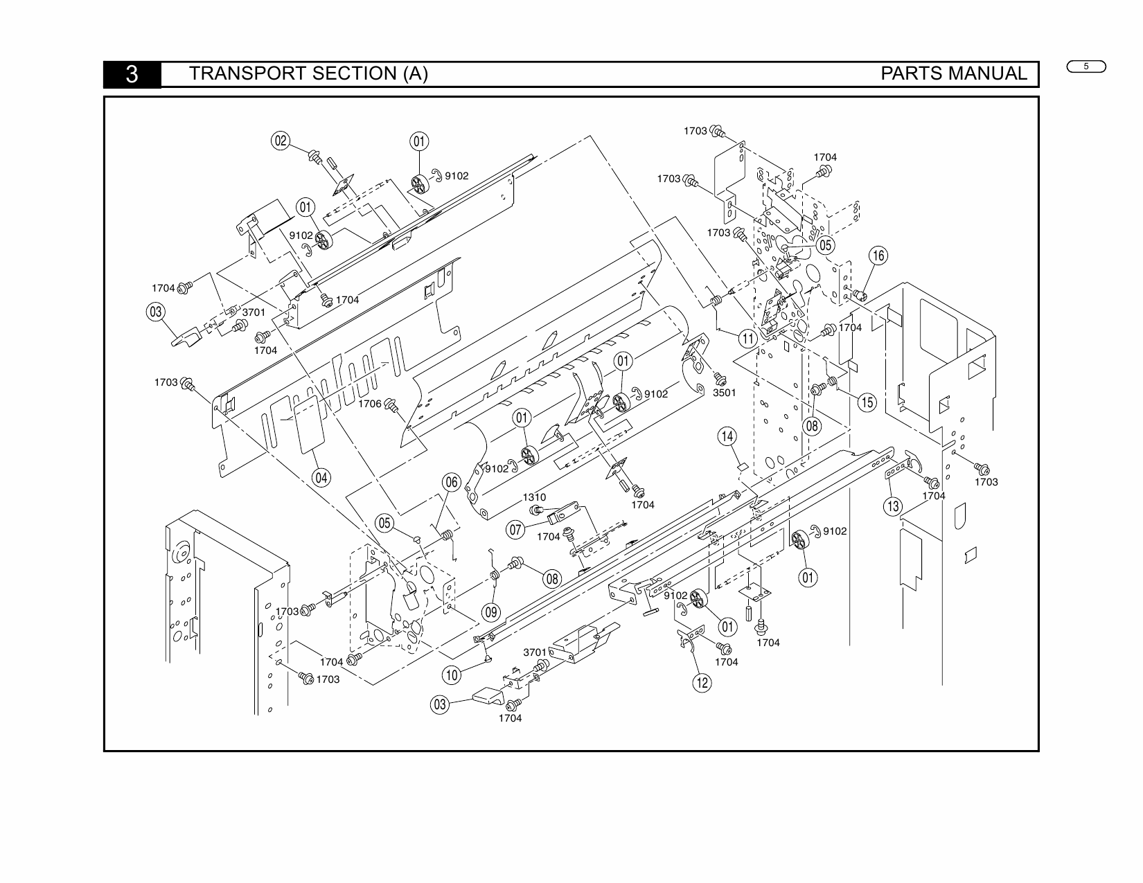 Konica-Minolta Options PK-1 Parts Manual-3